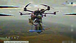Российские военные ведут охоту на тяжелые коптеры «Баба-Яга» в Запорожской области