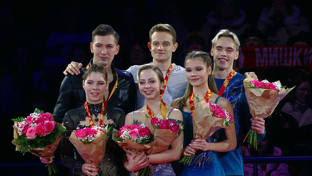 Церемония награждения. Пары. Чемпионат России по фигурному катанию 2026