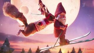 Новогодние белки и гномы. «Лыжи». Новый год с Первым