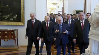 Владимир Путин в Петербурге принимает лидеров Содружества Независимых Государств