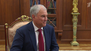 Вячеслав Володин рассказал президенту о законодательной работе Госдумы в осеннюю сессию