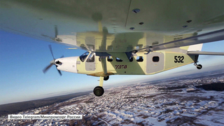 Опытный образец самолета «Байкал» совершил первый полет с двигателем и винтом российского производства