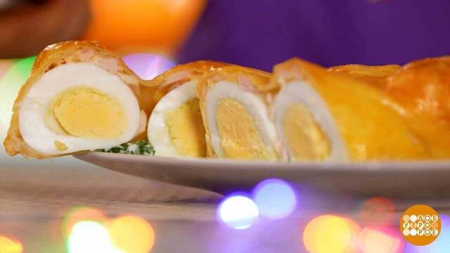 Закуска из слоеного теста от Марии Суровой. Доброе утро. Фрагмент 