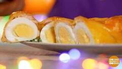 Закуска из слоеного теста от Марии Суровой. Доброе утро. Фрагмент 