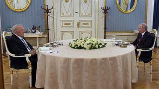 Владимир Путин в Кремле провел встречу с первым президентом Казахстана Нурсултаном Назарбаевым