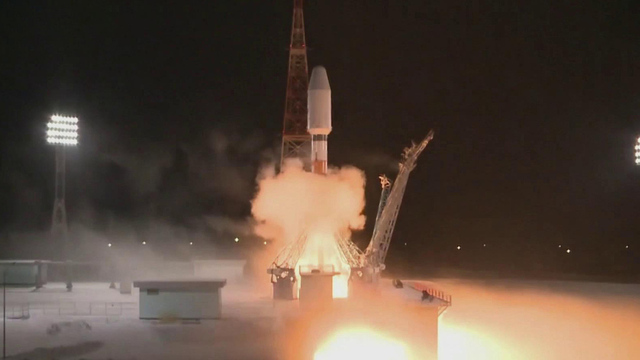 Ракета-носитель «Союз-2.1б» со спутниками стартовала с космодрома «Восточный»