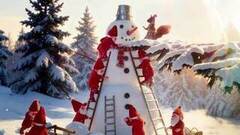 Новогодние белки и гномы. «Снеговик». Новый год с Первым