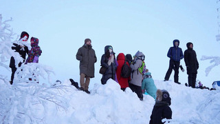 В Мурманске сегодня встречали первый рассвет после 40-дневной полярной ночи