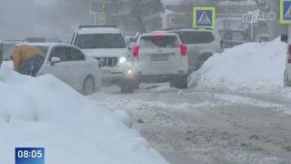 Снежный апокалипсис накрыл Приморье: кадры