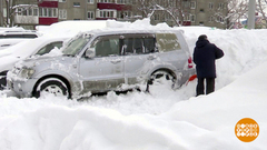 Январские снегопады: это по-нашему! Доброе утро. Фрагмент
