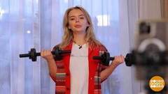 Фитнес в пижаме? Так тоже можно! И ЗОЖно! Доброе утро. Суббота. Фрагмент 