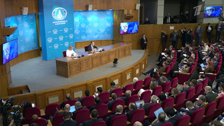 Глава МИД России Сергей Лавров дал большую пресс-конференцию по итогам прошлого года