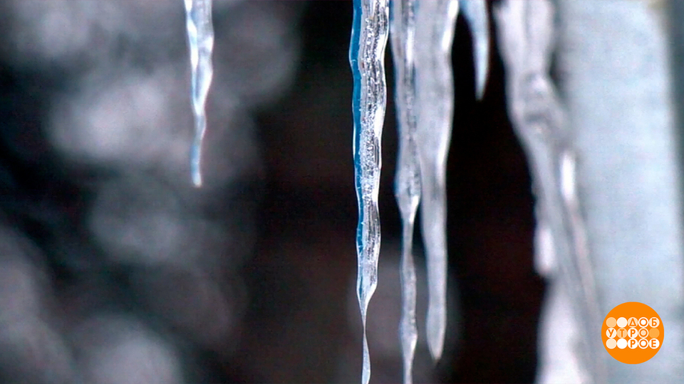 Сосульки — это вам не леденцы! Доброе утро. Фрагмент выпуска от 21.01.2026