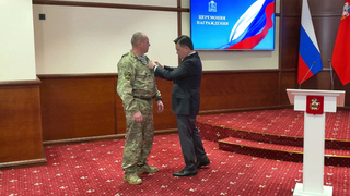 В Подмосковье наградили добровольцев отряда БАРС