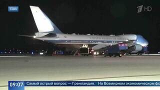 Трамп вылетел в Швейцарию после обнаружения неисправности самолета