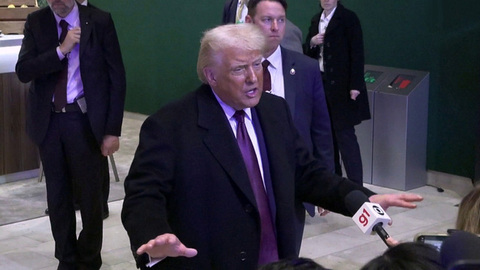 Дональд Трамп в Давосе встретился с Владимиром Зеленским