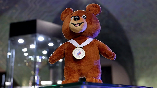 Олимпийский мишка образца 1980 года стал талисманом российской сборной