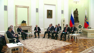 Владимир Путин и Махмуд Аббас обсудили в Кремле урегулирование ближневосточного конфликта