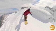 На сноуборде — над пропастью. Доброе утро. Фрагмент 