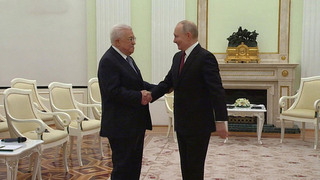 Владимир Путин принял в Кремле лидера Палестины Махмуда Аббаса