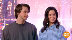 Ангелина Загребина и Сергей Ходьков — о фильме «Капкан на судью». Доброе утро. Фрагмент 