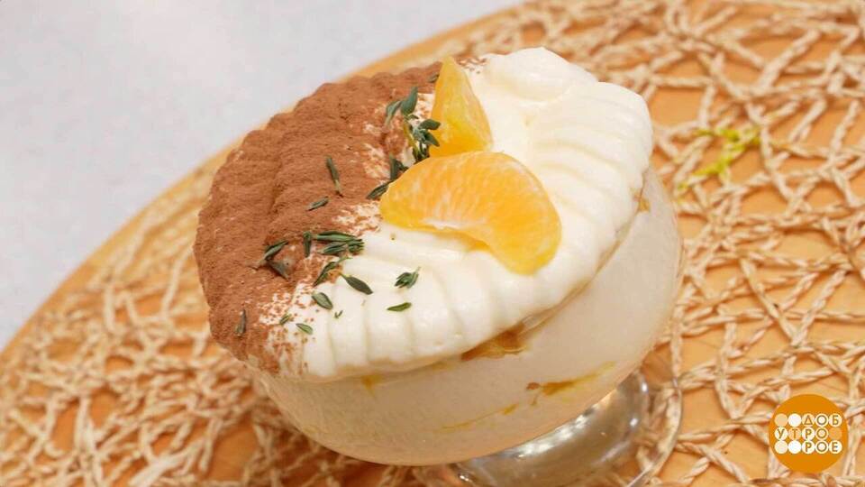 Готовим мандариновое тирамису. Доброе утро. Фрагмент выпуска от 28.01.2026