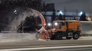 После трехдневных снегопадов в Москву пришел холодный антициклон