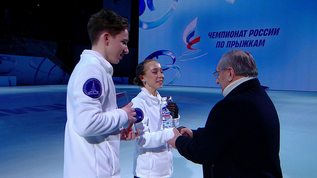 Церемония награждения. Дуэты. Чемпионат России по прыжкам 2026