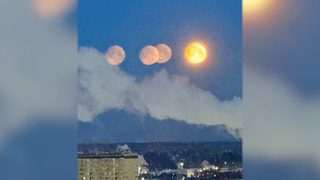 «Три луны» взошли над Москвой: очевидцы опубликовали кадры редкого явления