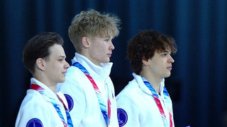 Церемония награждения. Мужчины. Чемпионат России по прыжкам 2026