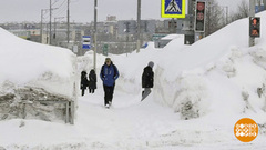 Снег идет! На рекорд... Доброе утро. Фрагмент 