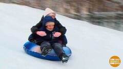 Вот качусь я в санках по горе крутой... Куда? Доброе утро. Фрагмент 