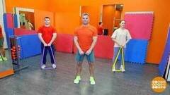 Фитнес-разминка: укрепляем дельтовидные мышцы. Доброе утро. Фрагмент 