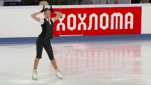 Агата Петрова. Короткая программа. Первенство России по фигурному катанию среди юниоров 2026