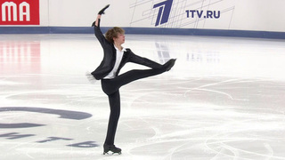 Алдар Самбуев. Короткая программа. Первенство России по фигурному катанию среди юниоров 2026