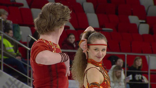 Елизавета Малеина — Матвей Самохин. Ритм-танец. Первенство России по фигурному катанию среди юниоров 2026