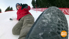 Снежный паркур: можно убедиться, что гора поката… Доброе утро. Фрагмент