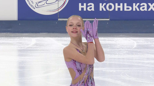 Елена Костылева. Произвольная программа. Первенство России по фигурному катанию среди юниоров 2026