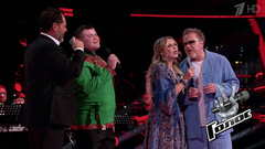 Иван Степанов спел с Наставниками. «Течет река Волга»