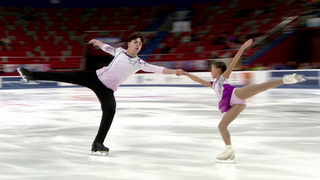 Таисия Гусева — Даниил Овчинников. Короткая программа. Первенство России по фигурному катанию среди юниоров 2026