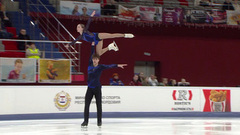 Полина Сажина — Алексей Белкин. Произвольная программа. Первенство России по фигурному катанию среди юниоров 2026