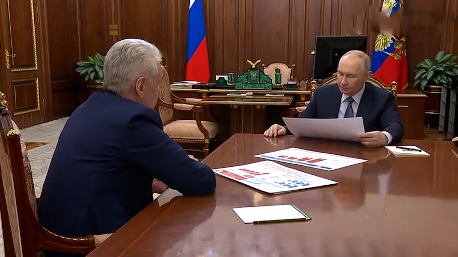 Путин оценил управленческие навыки Сергея Собянина