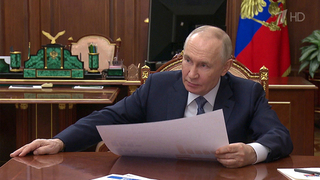 Владимир Путин в Кремле принял мэра Москвы Сергея Собянина