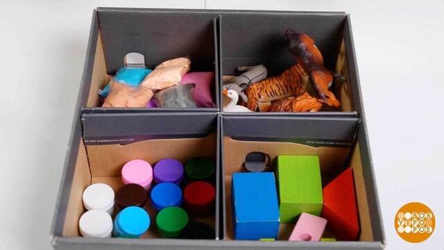 Лишних коробок не бывает! Соорудим органайзер. Доброе утро. Фрагмент