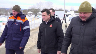 Губернатор Андрей Воробьев проверил ход модернизации Каширской ГРЭС в Подмосковье