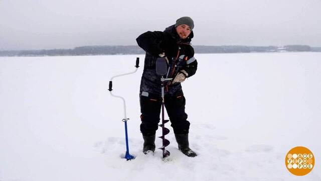 На рыбалку — с шуруповертом! Доброе утро. Фрагмент 