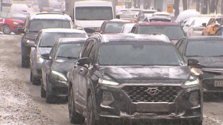 Новый циклон принес в Москву метель и потепление