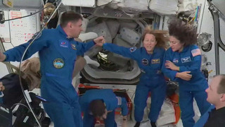 Корабль Crew Dragon успешно пристыковался к МКС