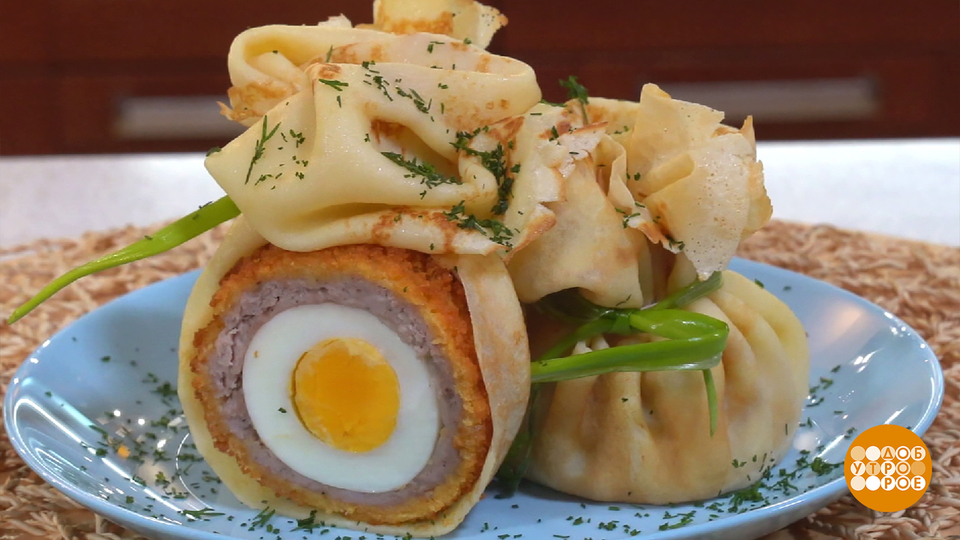Яйцо — в котлете, котлета — в блине… Доброе утро. Фрагмент выпуска от 18.02.2026
