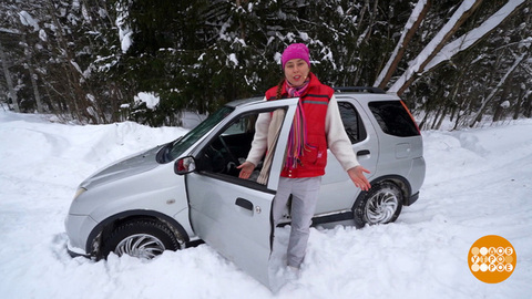 Если машина застряла в снегу. Доброе утро. Фрагмент